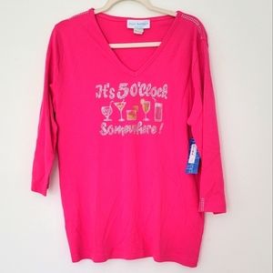 Bleu Bayou Rhinestone Top